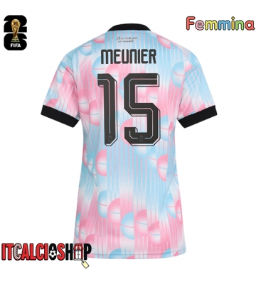 Belgio Thomas Meunier #15 Seconda Maglia Femmina Mondiali 2026 Manica Corta